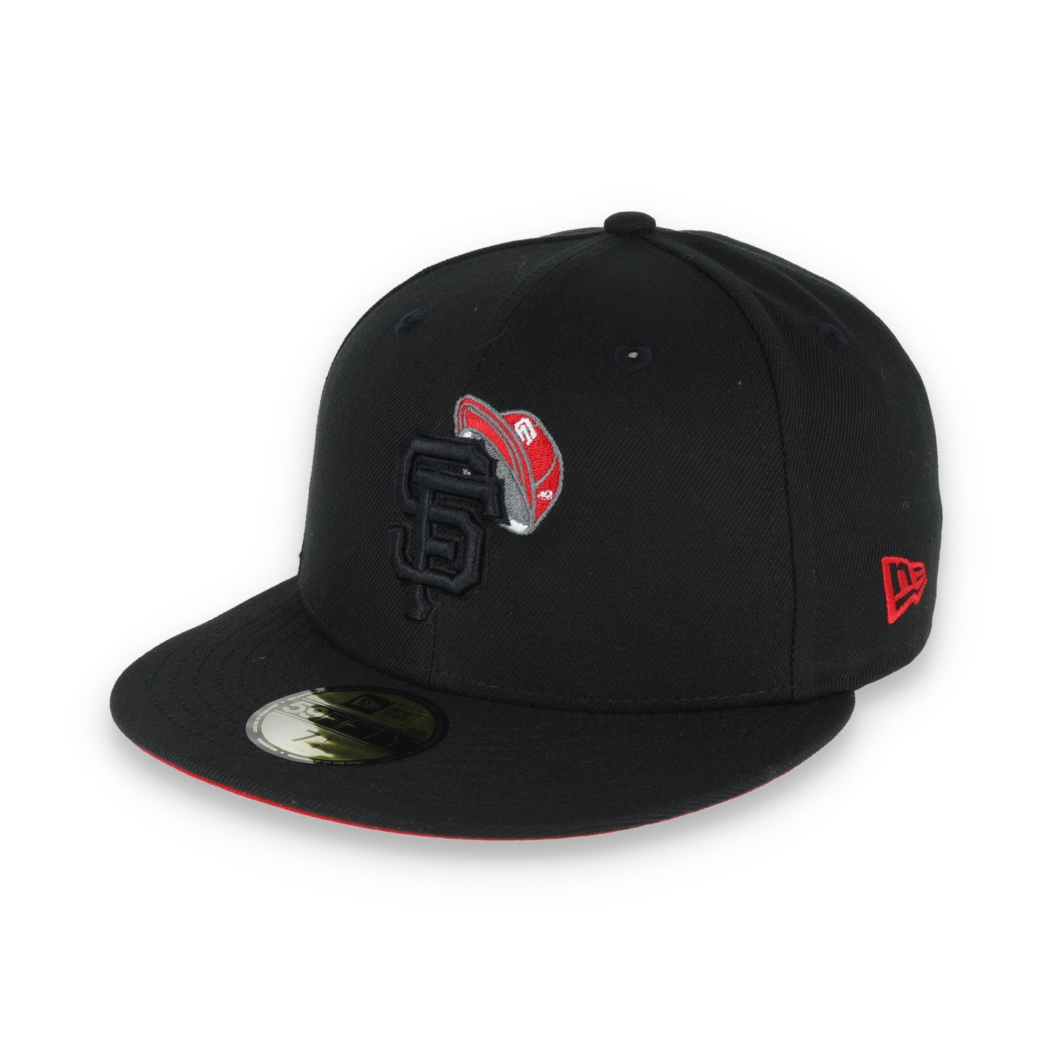 New Era San Francisco Giants 2010 World Series Side Patch 59FIFTY Fitted-Black/Red
