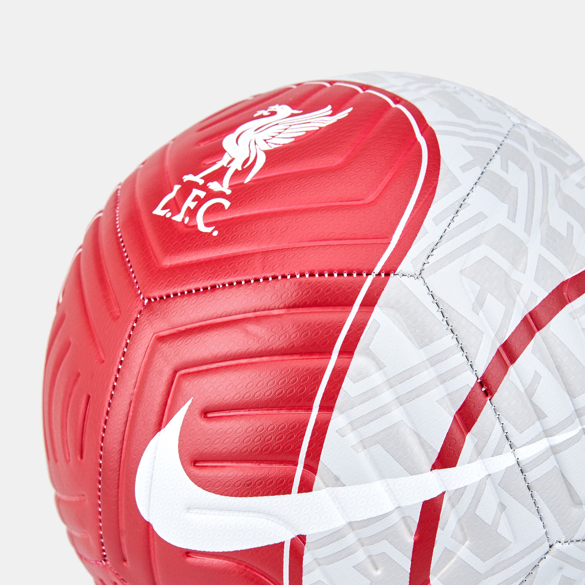 Nike Liverpool Strike Soccer Ball - Red/Gray