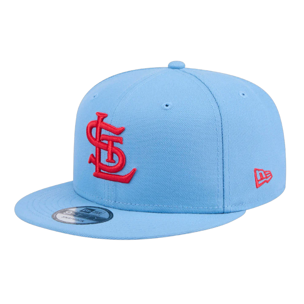 New Era St. Louis Cardinals Evergreen Sky Blue 9FIFTY Snapback Hat