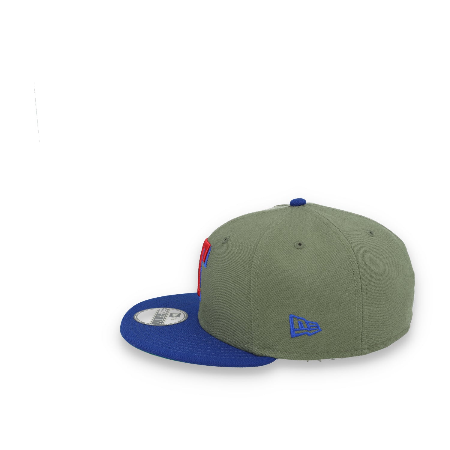 New Era Texas Rangers 50th Anniversary Side Patch 59FIFTY Fitted Hat- Olive Green