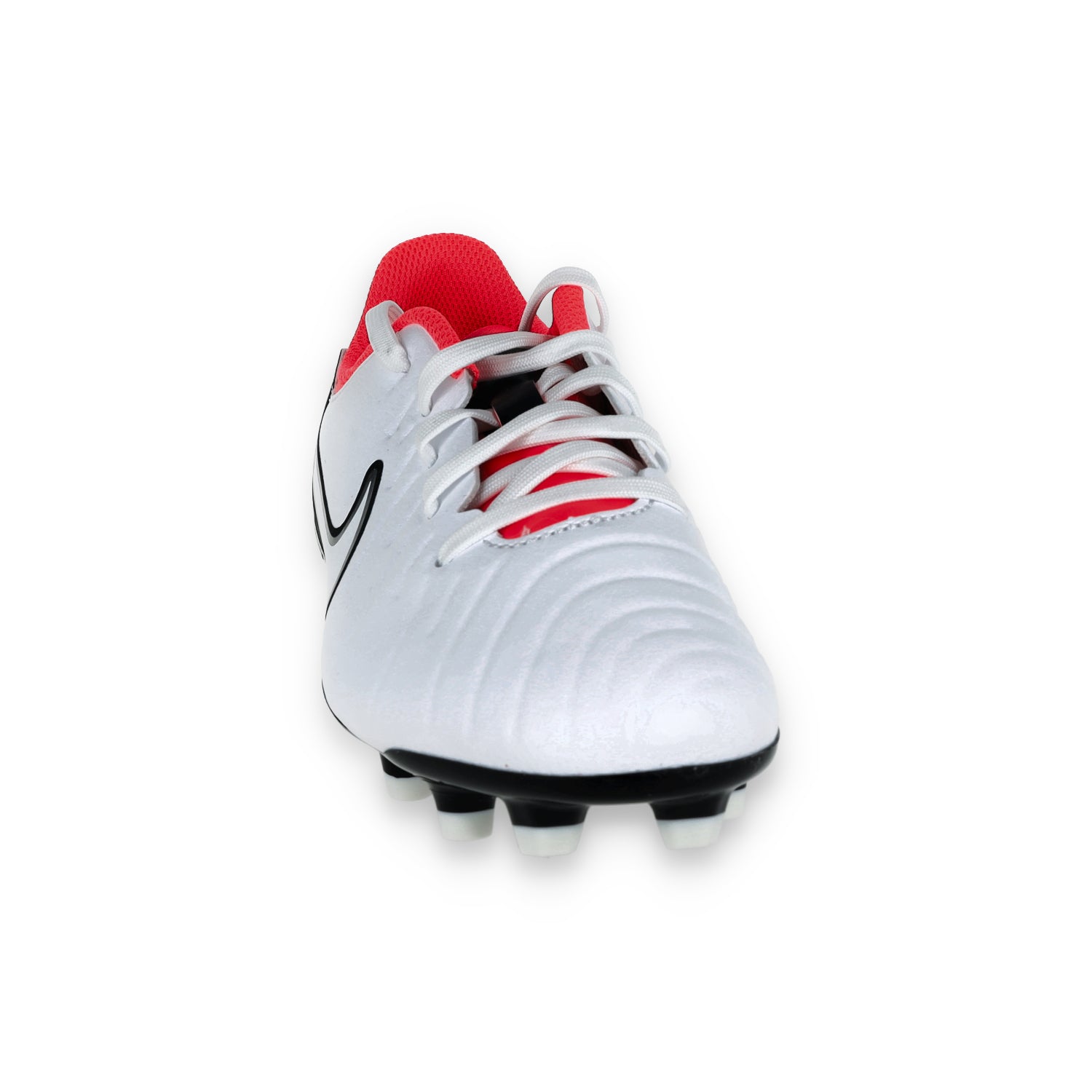 Nike Jr. Tiempo Legend 10 Academy FG-White/Black-Bright Crimson