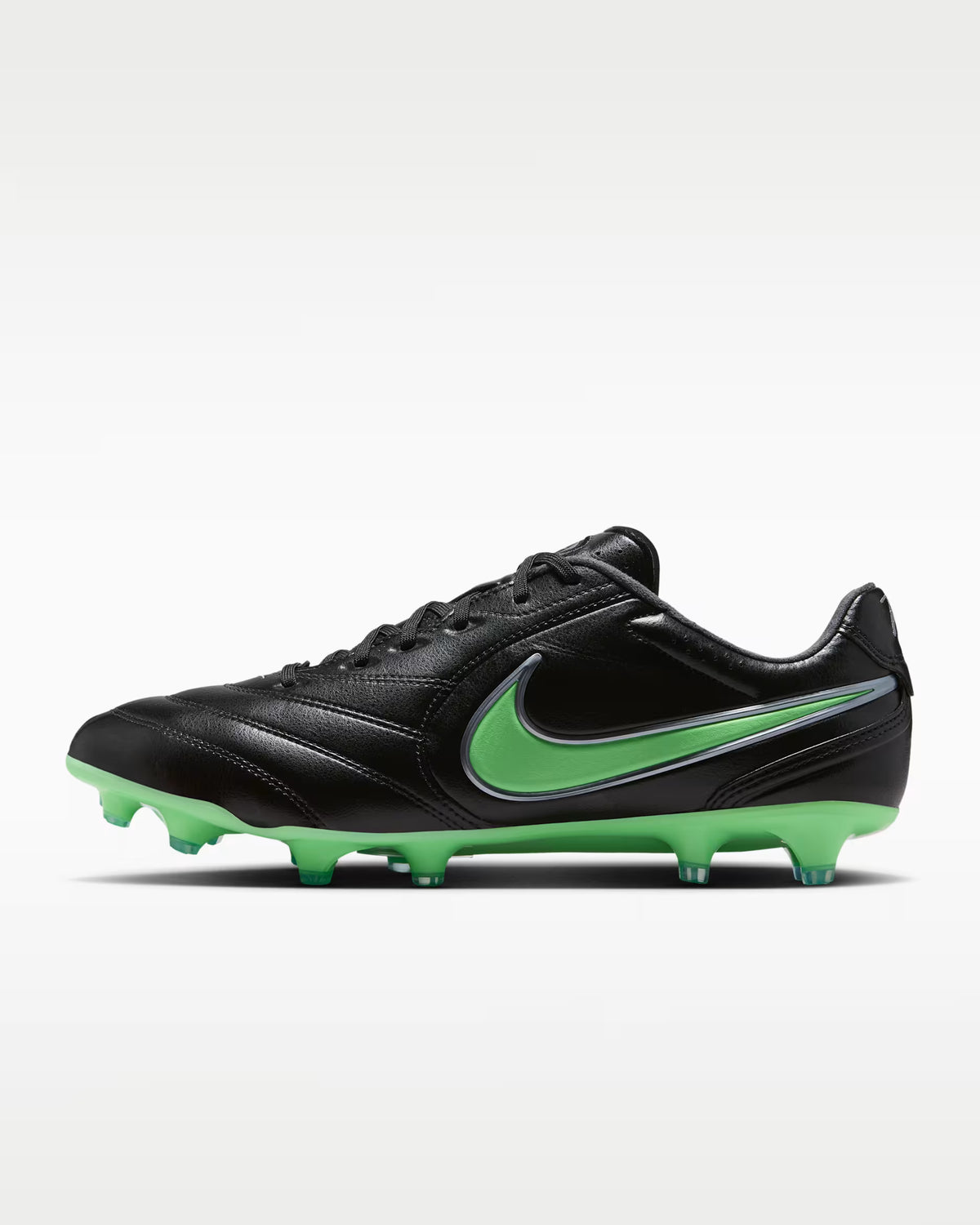 Nike Tiempo Ligera Pro FG- Black/illusion Green-black