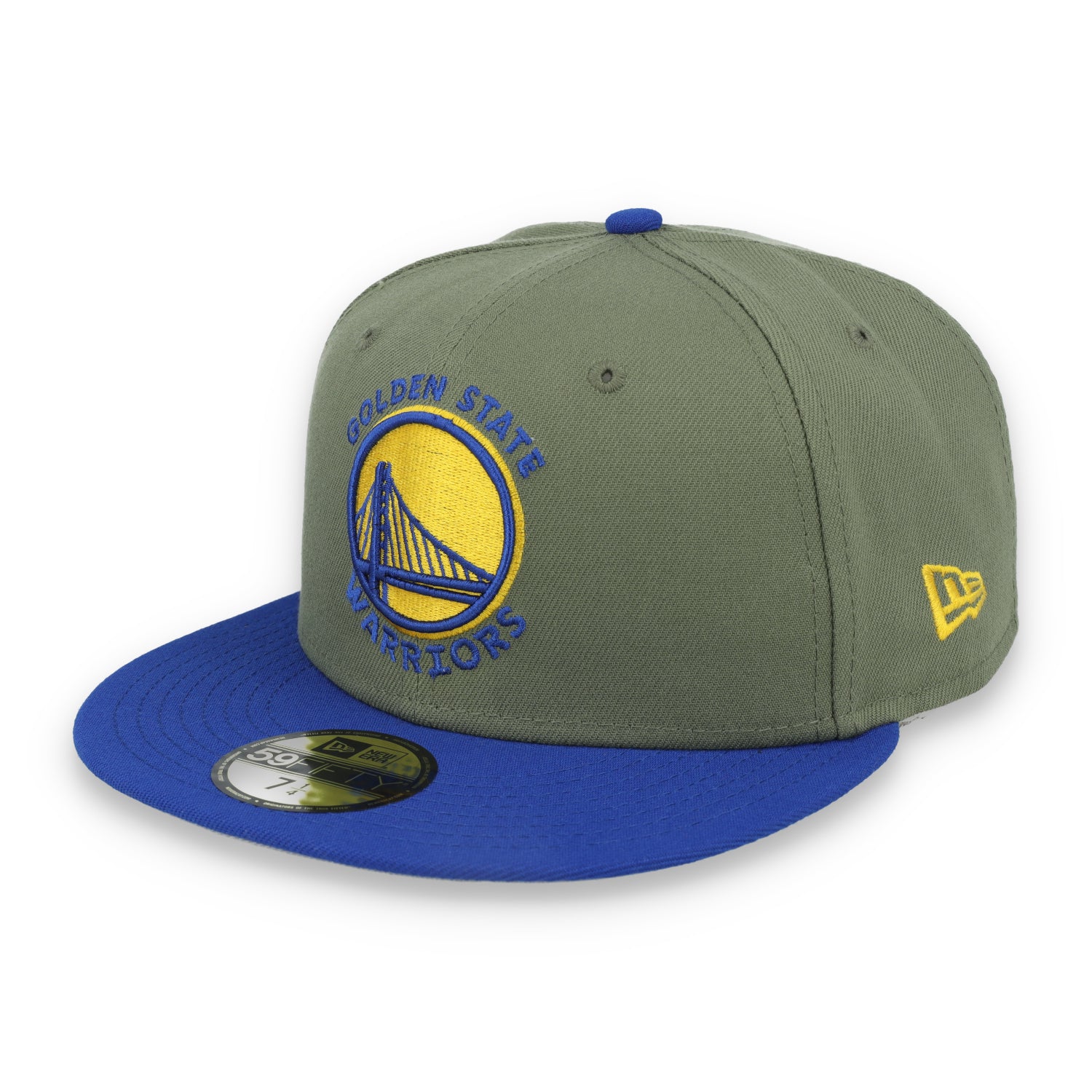 New Era Golden State Warriors 6X Champs 59FIFTY Fitted Hat- Olive Green