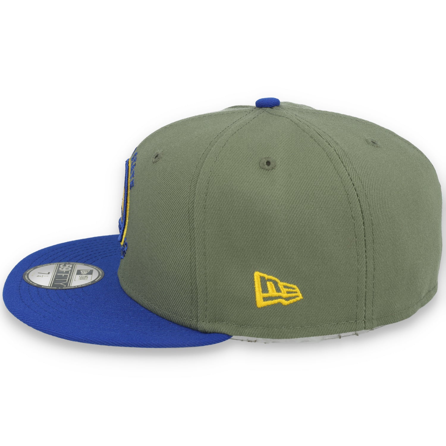 New Era Golden State Warriors 6X Champs 59FIFTY Fitted Hat- Olive Green