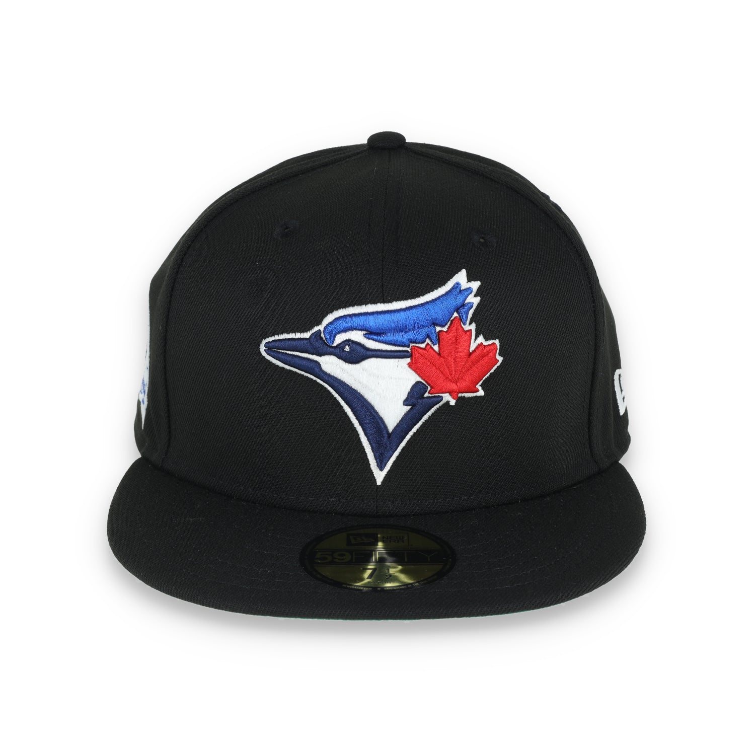 New Era Toronto Blue Jays 40th Anniversary Metallic Logo Side Patch 59fifty Fitted Hat-Black