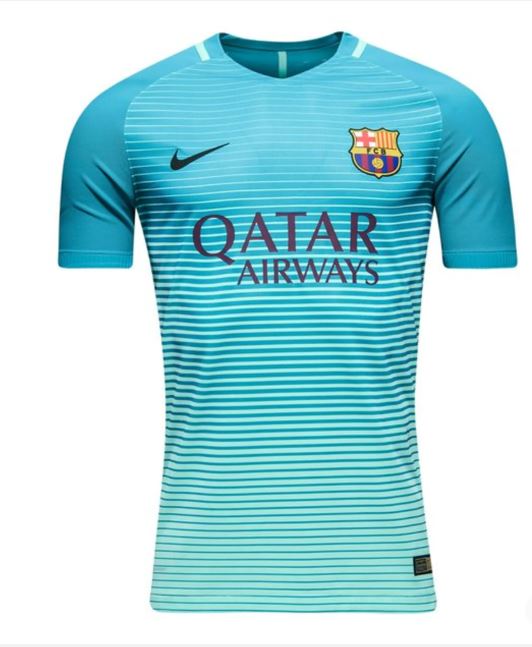 NIKE FC BARCELONA COLLECTORS THIRD STADIUM JERSEY 16/17