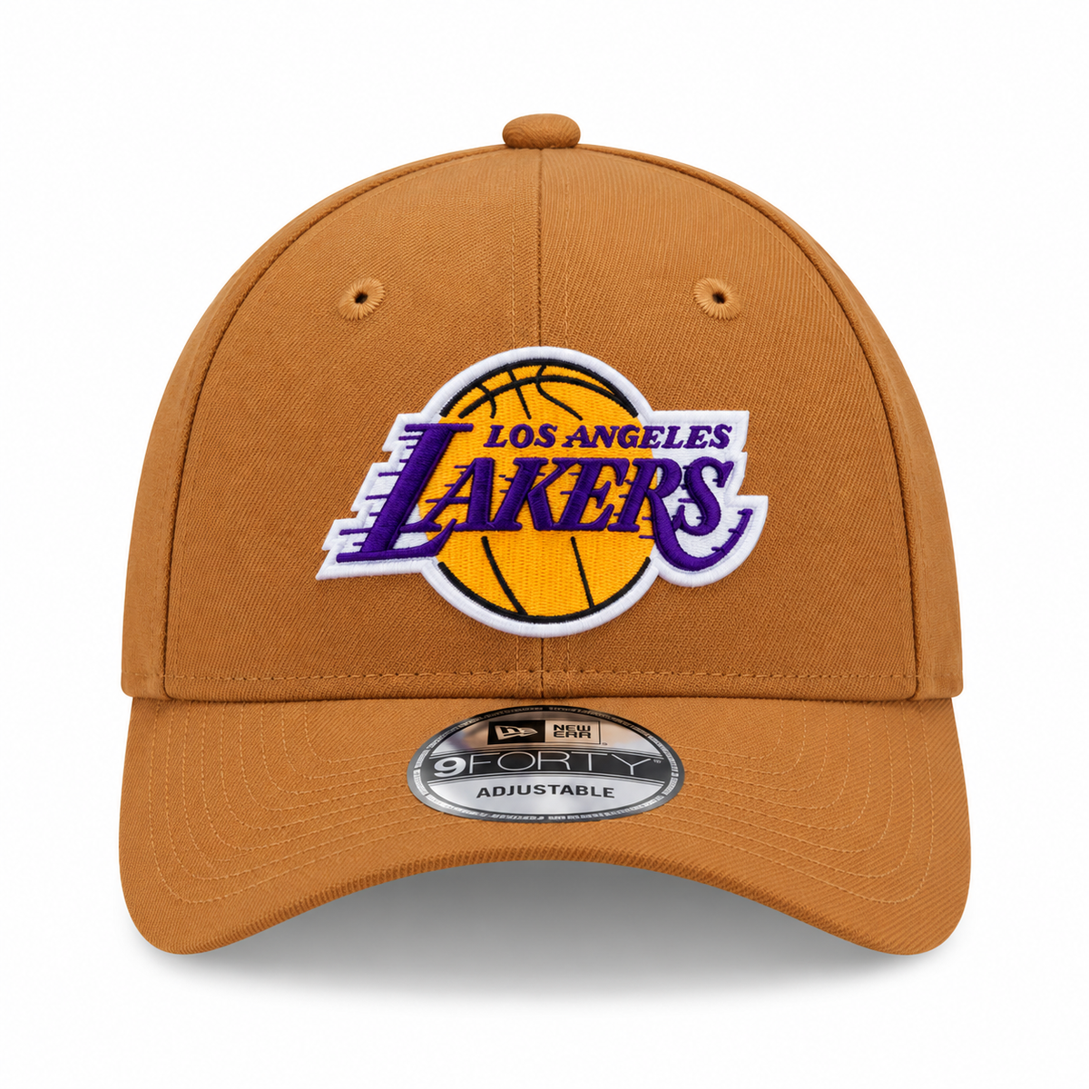 New Era Los Angeles Lakers M-Crown 9FORTY Adjustable Hat-Brown