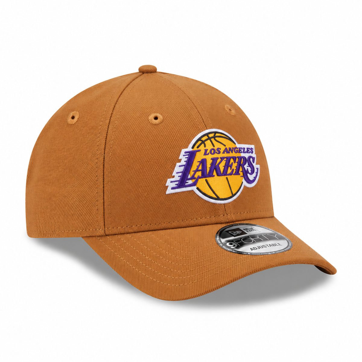 New Era Los Angeles Lakers M-Crown 9FORTY Adjustable Hat-Brown