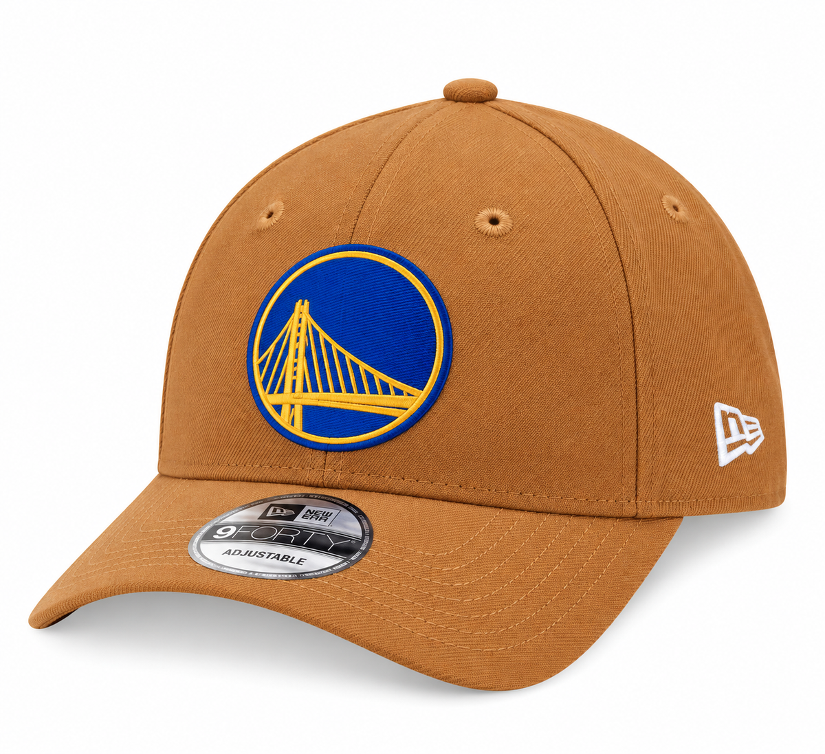 New Era Golden State Warriors M-Crown 9FORTY Adjustable Hat-Brown