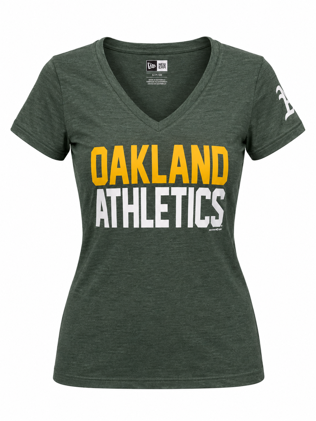 NEW ERA A'S WOMEN V-NECK