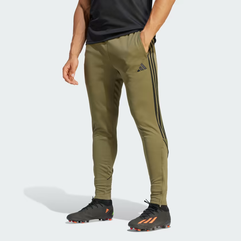 Adidas Men's Tiro23 League Pants-Olive Strata / Black