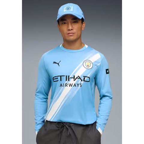 Puma Men's Manchester City FC Home Stadium Jersey Long Sleeve 25/26