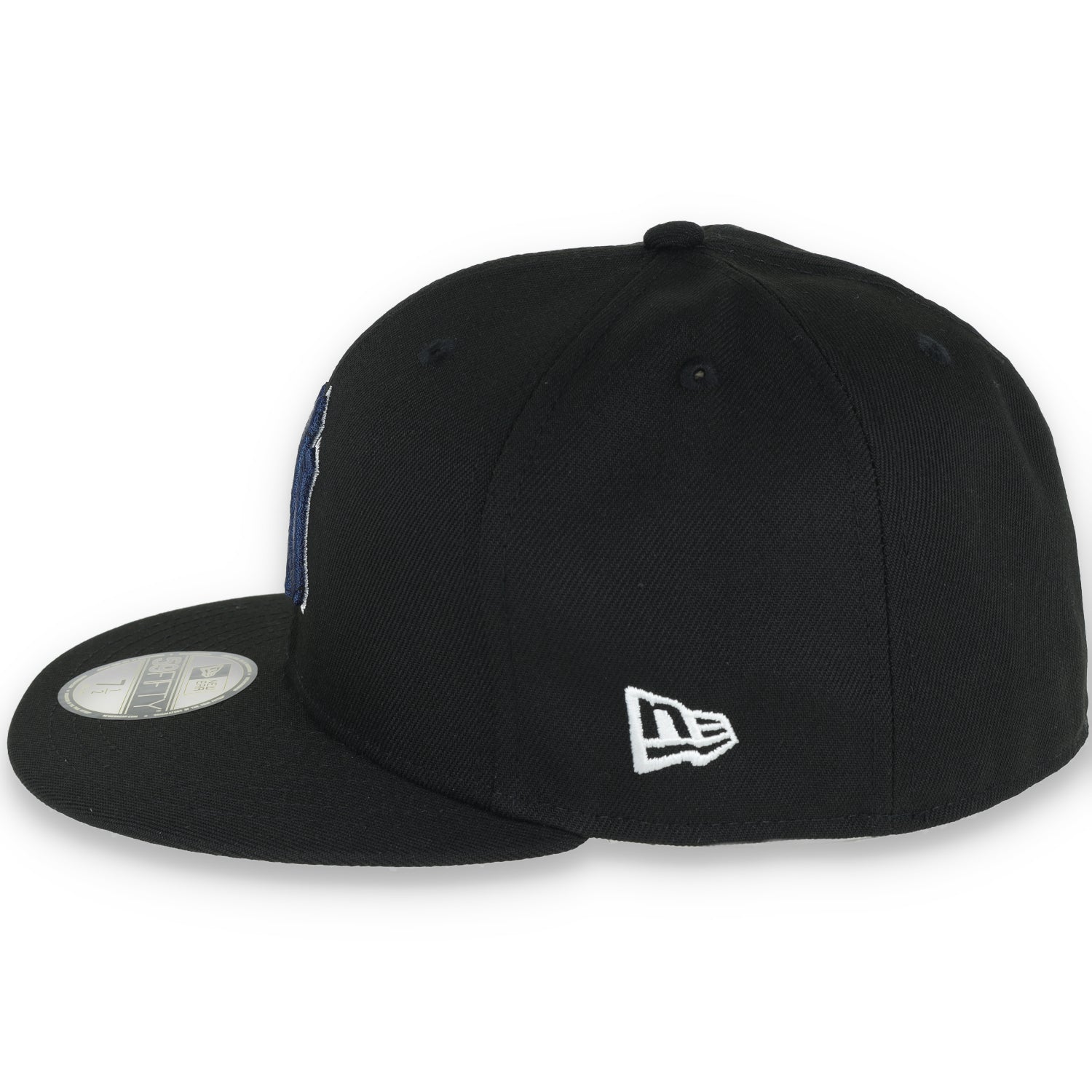 New Era New York Yankees 100th Anniversary Metallic Logo Side Patch 59fifty Fitted-Black