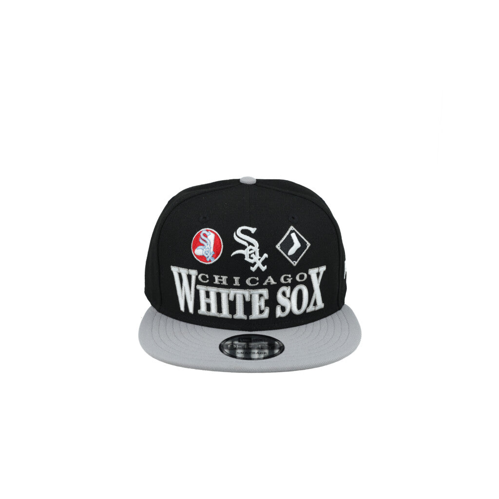 New Era Chicago White Sox Archive Multi Logo 9FIFTY Snapback Hat -