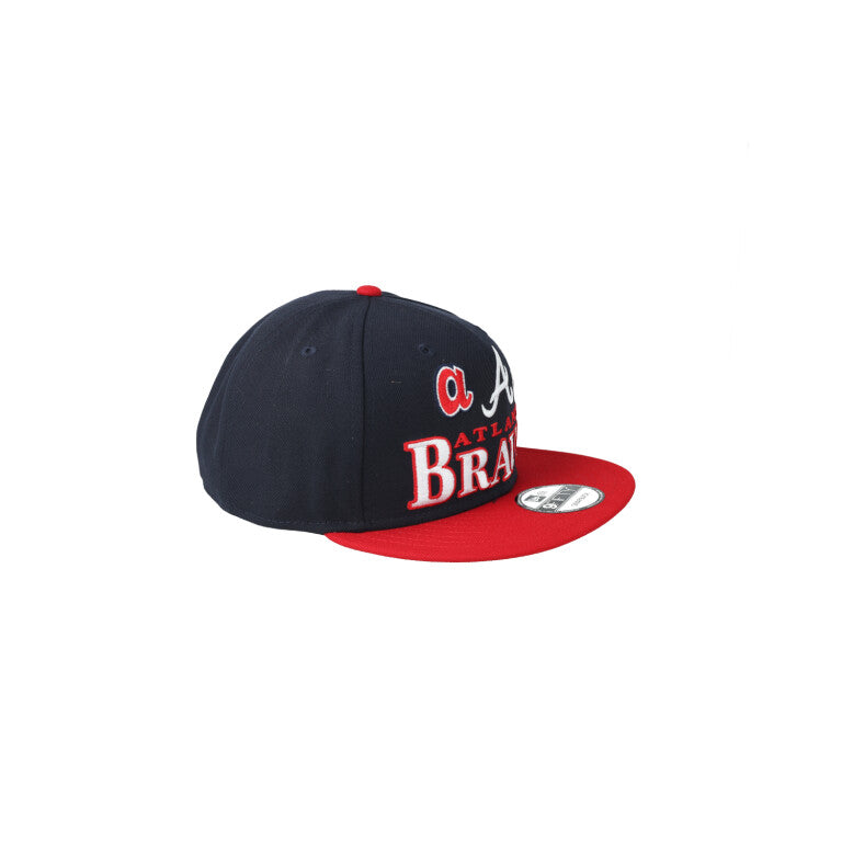 New Era Atlanta Braves Archive Multi Logo 9FIFTY Snapback Hat -