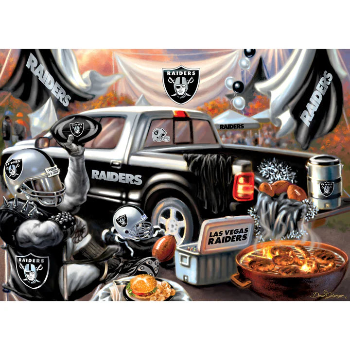 Las Vegas Raiders Gameday 1000 Piece Jigsaw Puzzle