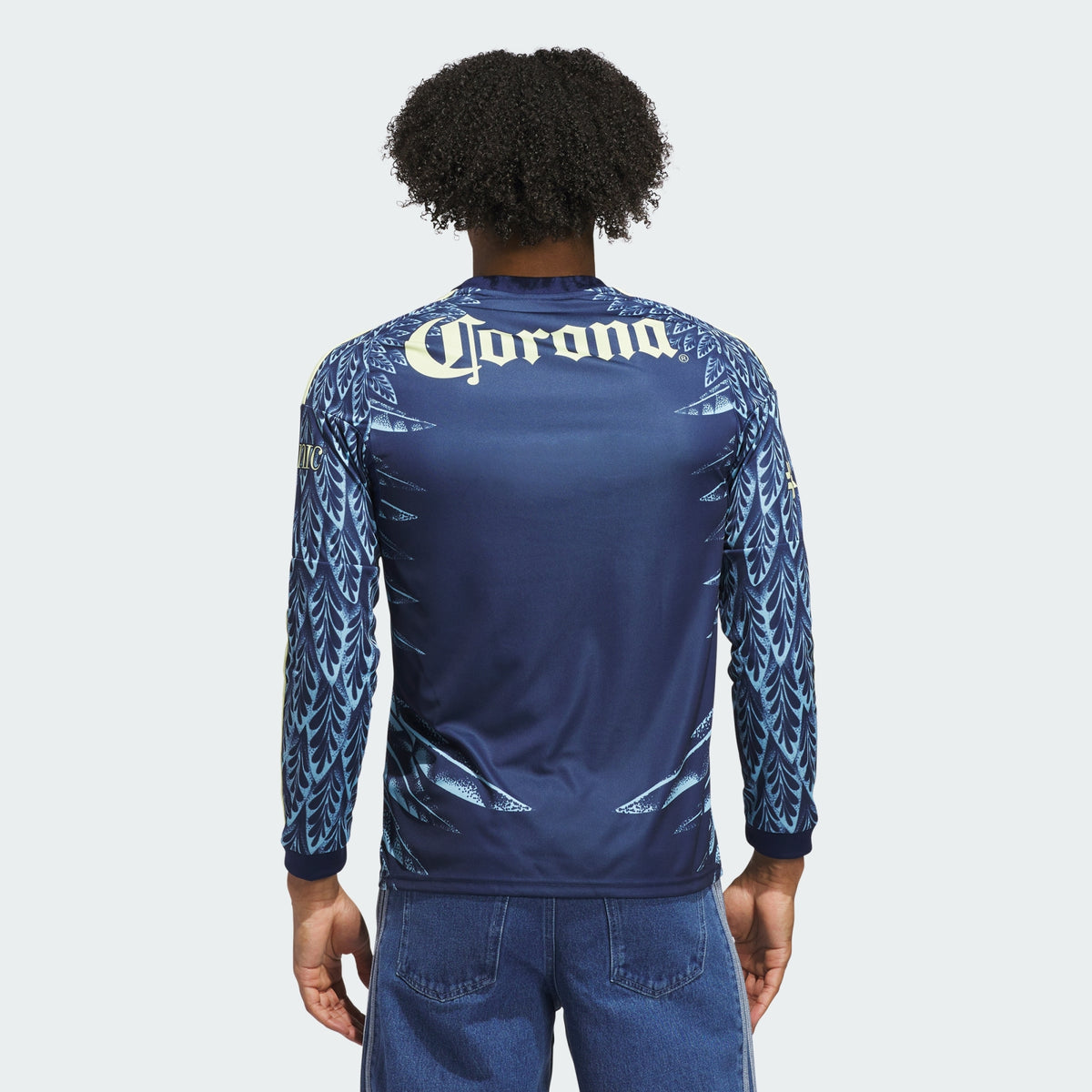 Adidas Club America 25/26 long sleeve away jersey JN8637 - model back view