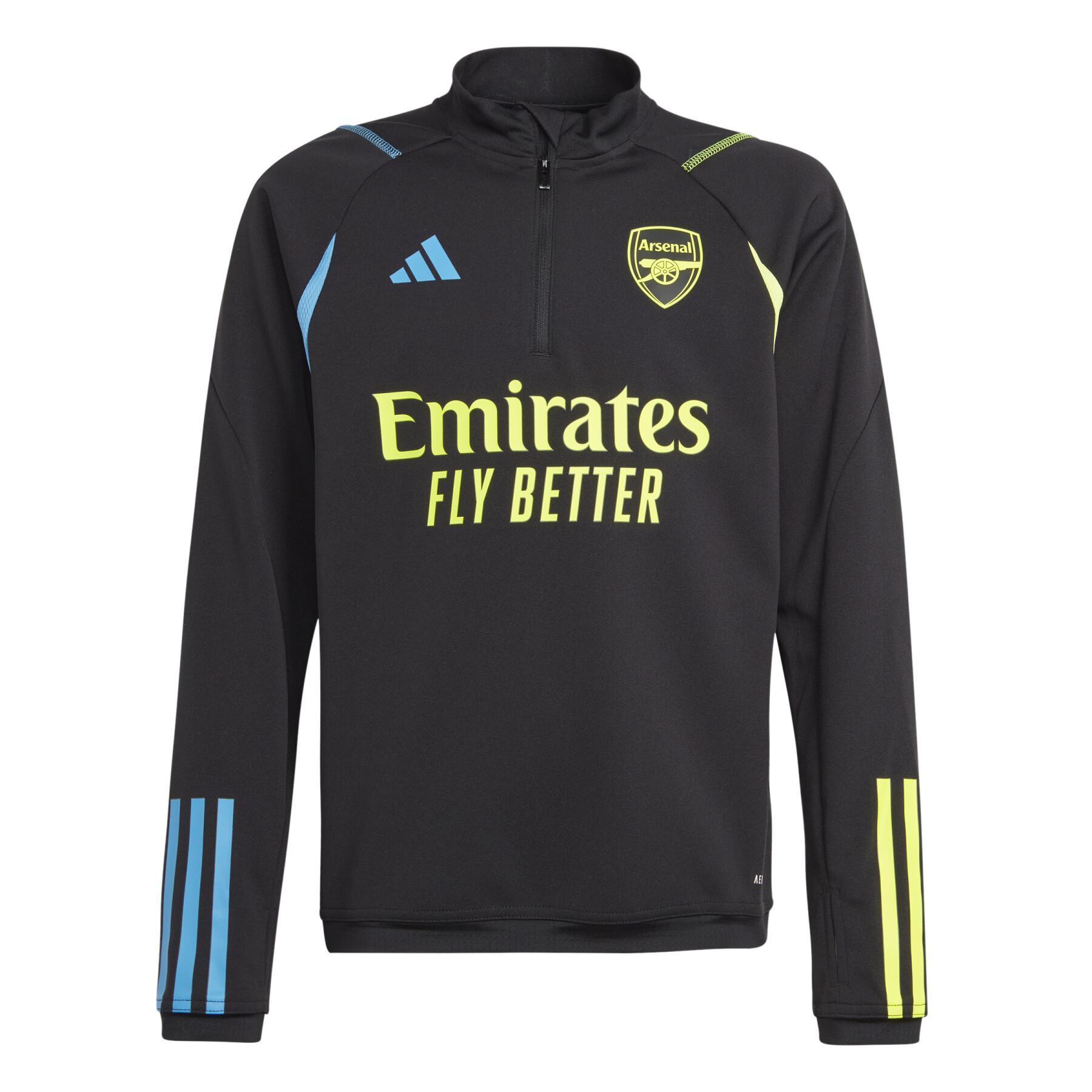 Adidas Youth Arsenal Tiro Training Top 23/24-Black
