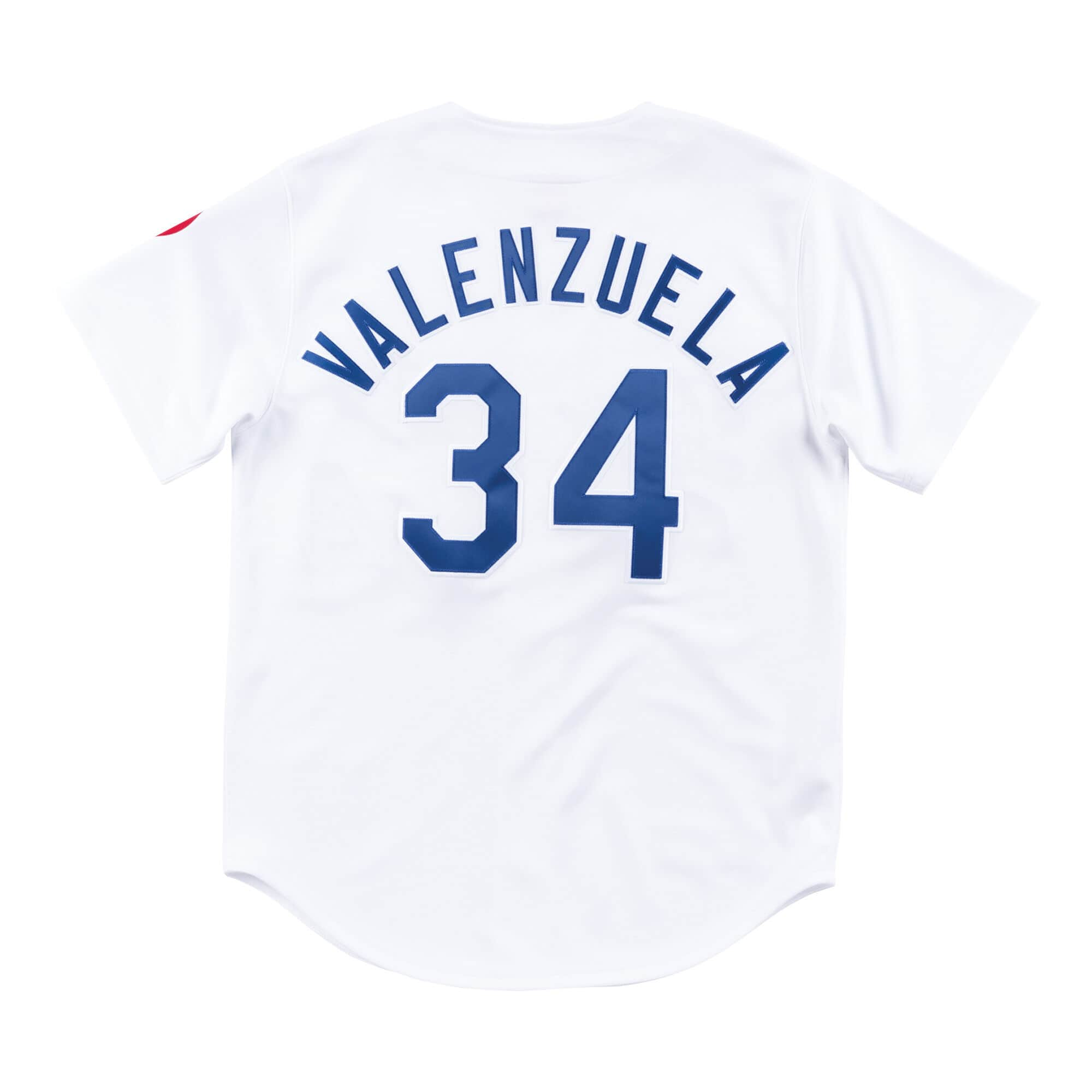 Mitchell & Ness Los Angeles Dodgers Fernando Valenzuela #34 Home Authentic Jersey