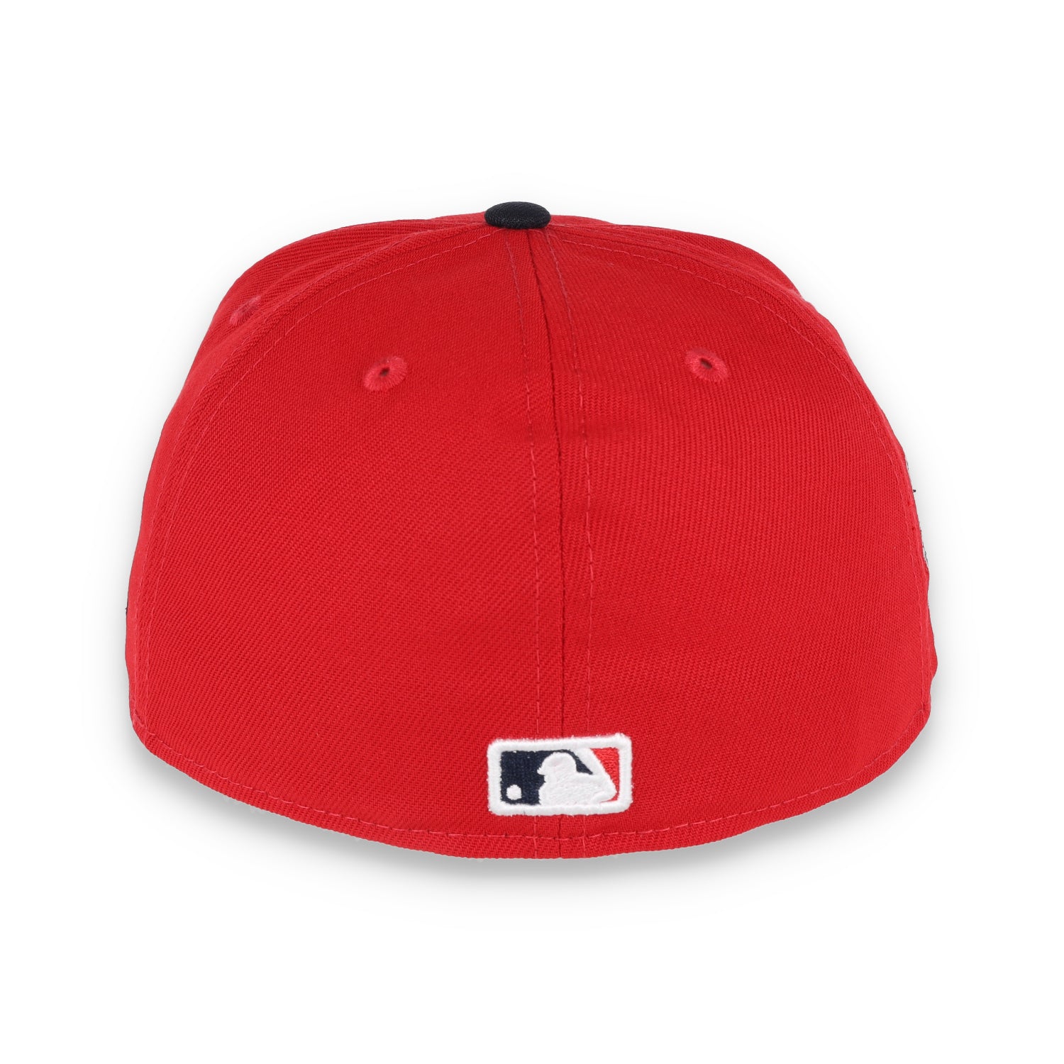 New Era Los Angeles Angels AL West 59Fifty Fitted Hat-Black/Red