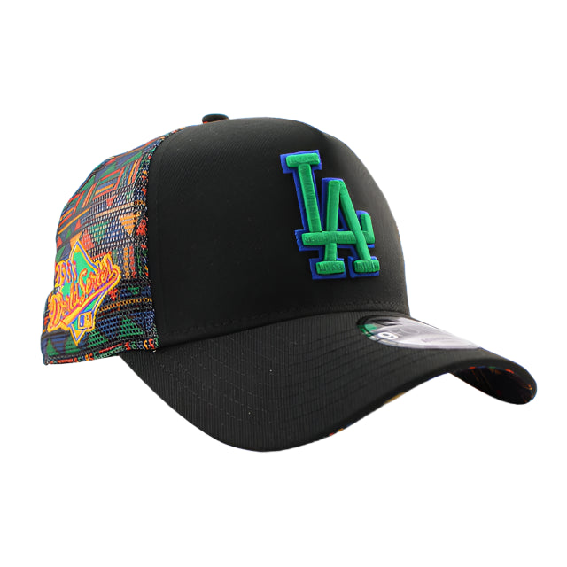 New Era Los Angeles Dodgers Forty AOP A-Frame Trucker Hat
