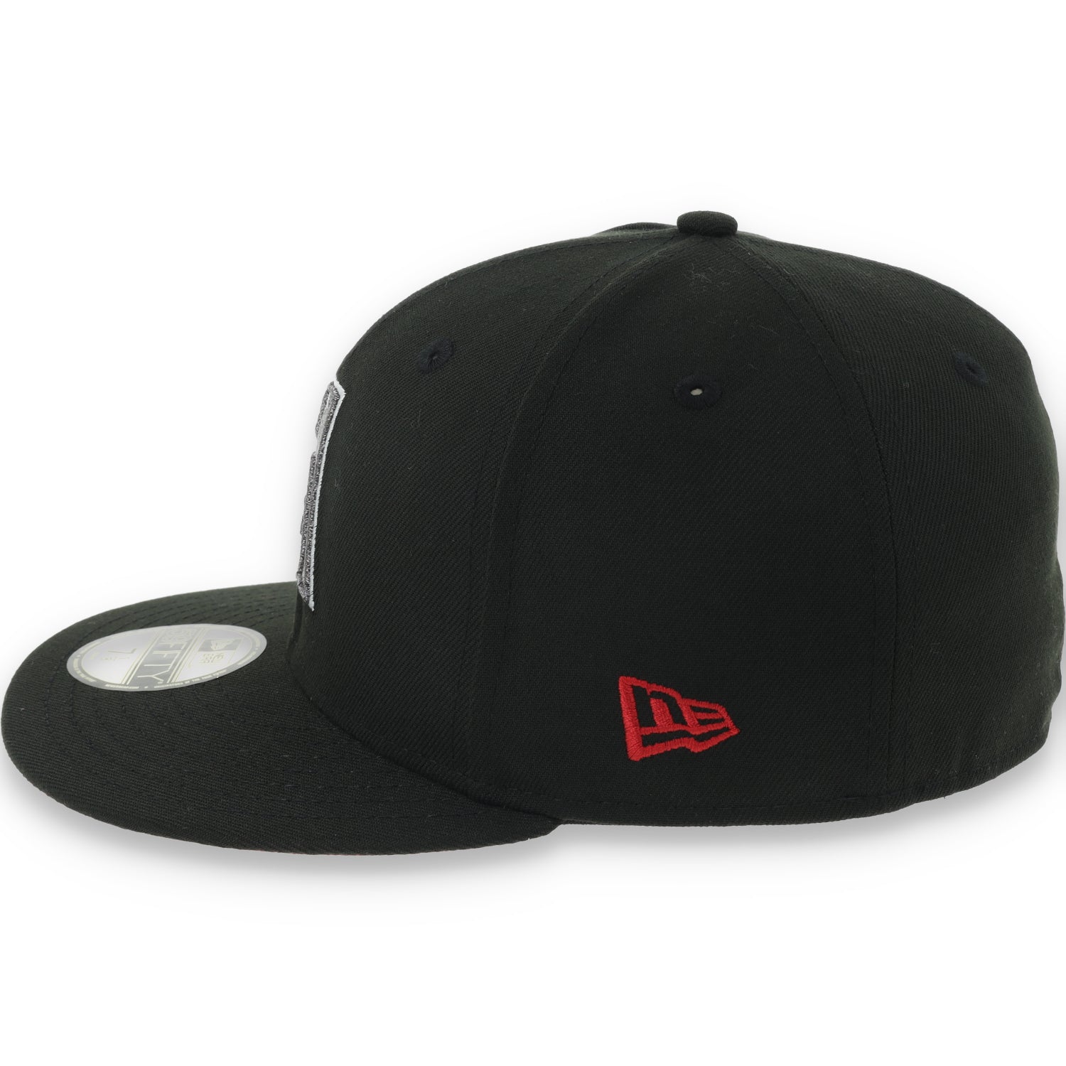 New Era Arizona Diamondback 1998 Inaugural Season Side Patch 59FIFTY Fitted Hat-Metallic Grey/Black