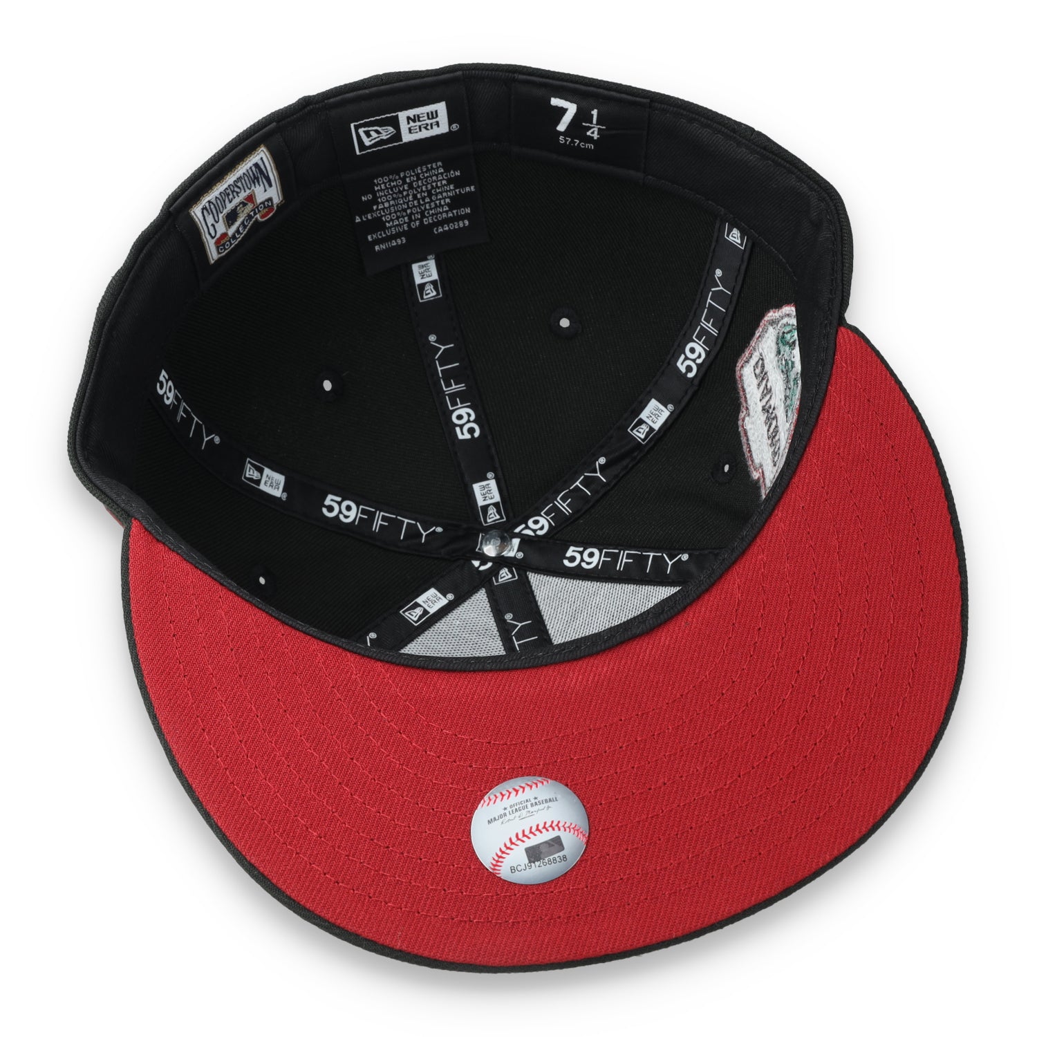 New Era Arizona Diamondback 1998 Inaugural Season Side Patch 59FIFTY Fitted Hat-Metallic Grey/Black