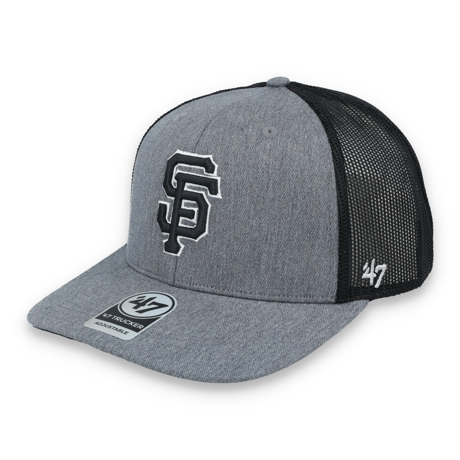 ' 47 BRAND SAN FRANCISCO GIANTS CARBON '47 TRUCKER ADJUSTABLE HAT