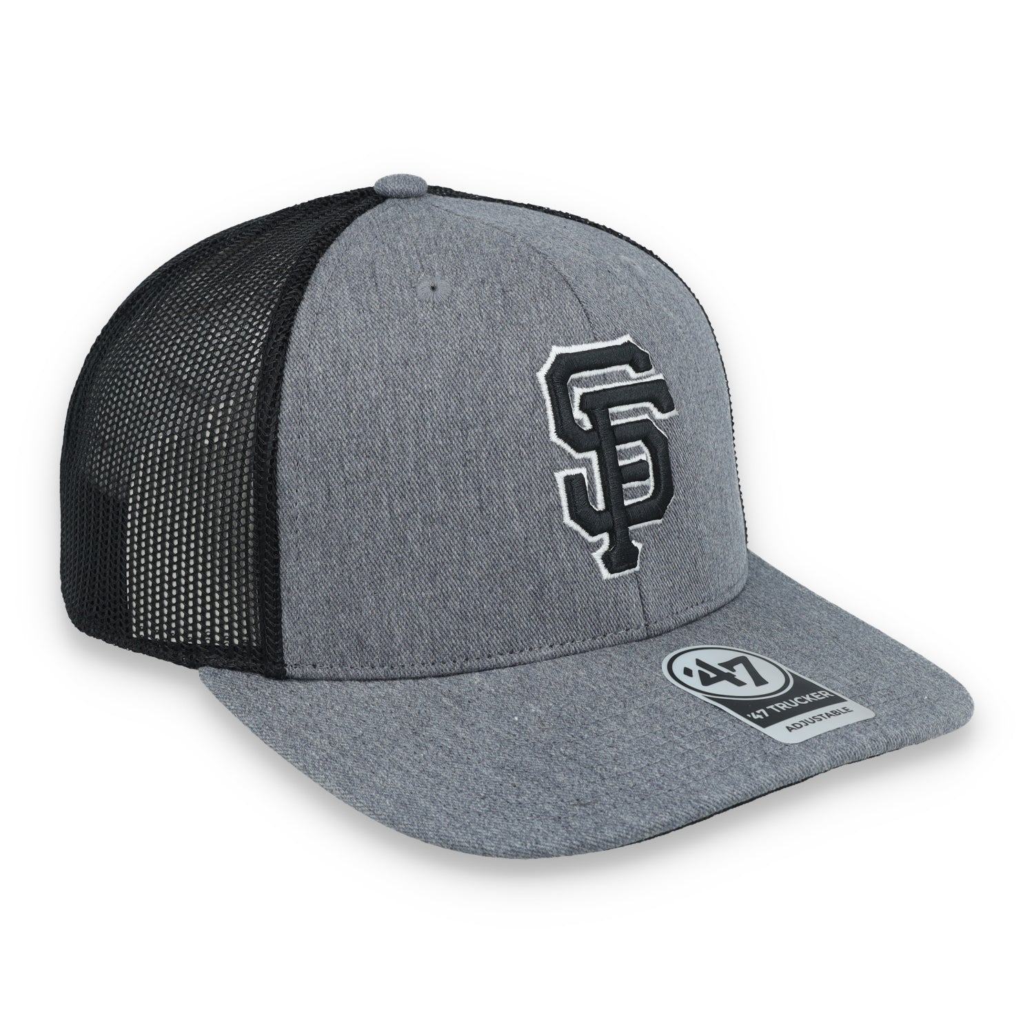 ' 47 BRAND SAN FRANCISCO GIANTS CARBON '47 TRUCKER ADJUSTABLE HAT