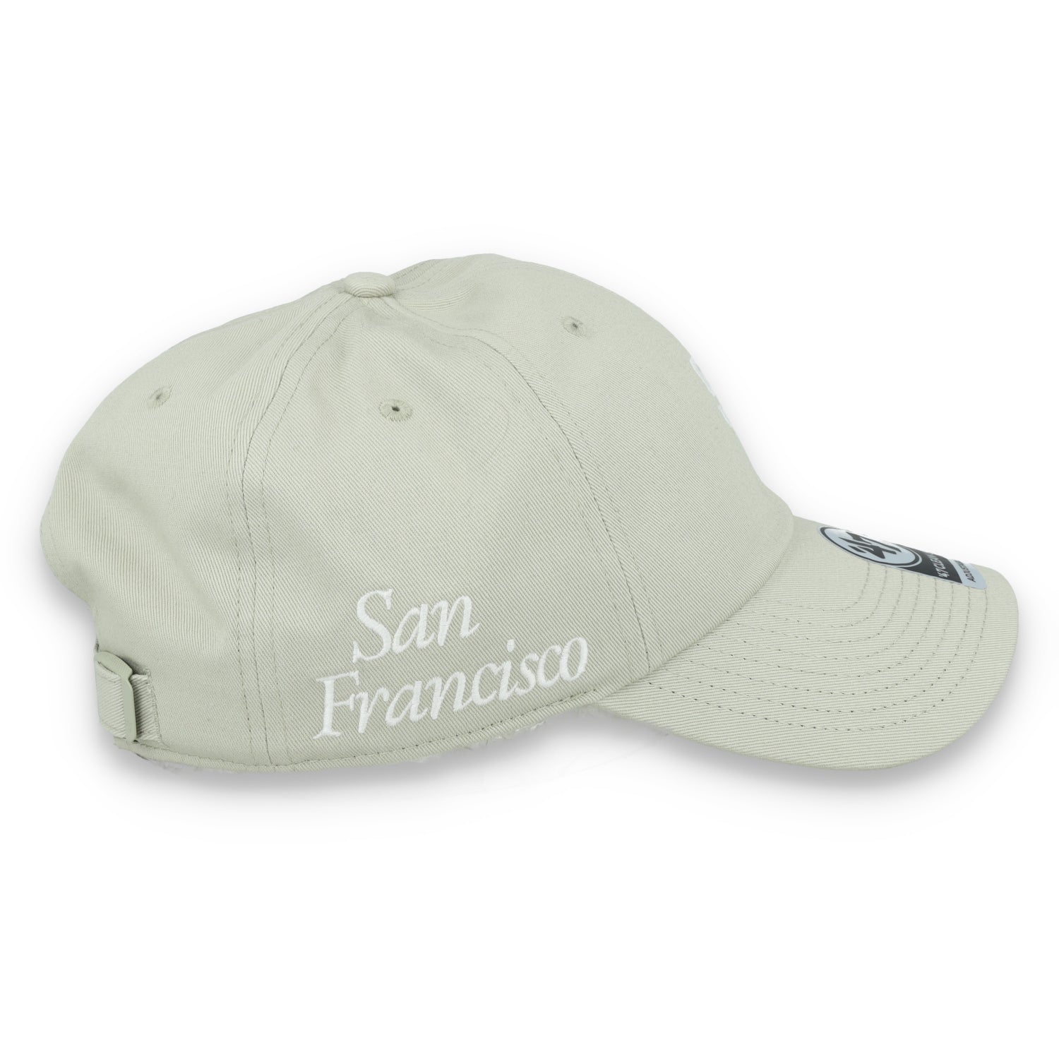 '47 Brand San Francisco Giants Foundation Clean Up Adjustable Hat- System Grey