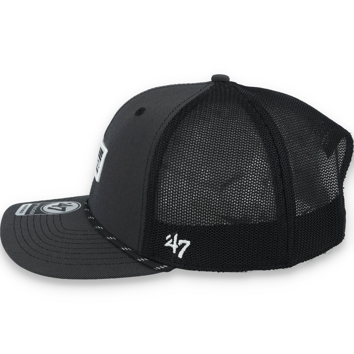 '47 Brand Los Angeles Dodgers Rumble Rope Trucker Adjustable Snapback Hat