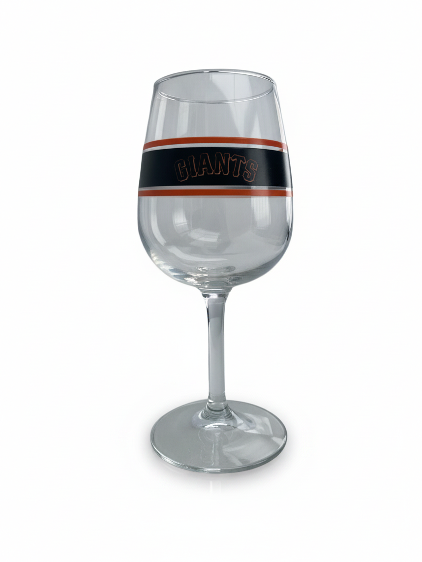 San Francisco Giants 12.75oz Stripes Stemmed Wine Glass