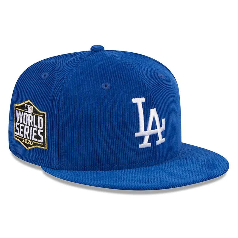 New Era Los Angeles Dodgers Side patch Corduroy-Blue