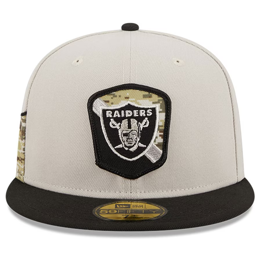 New Era Las Vegas Raiders Salute To Service 59FIFTY Fitted Hat 2023