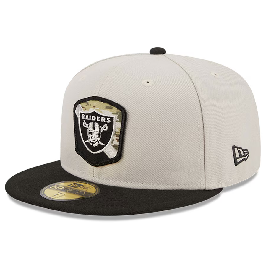 New Era Las Vegas Raiders Salute To Service 59FIFTY Fitted Hat 2023