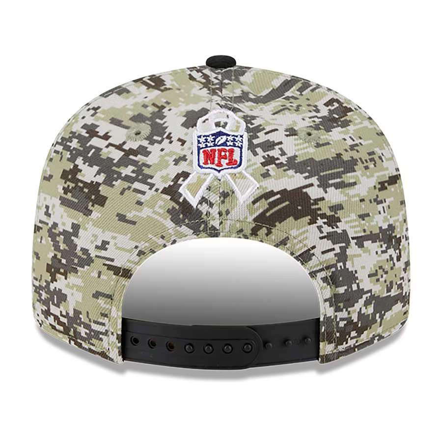 New Era Las Vegas Raiders Salute to Service 2032 9FIFTY Snapback Hat-
