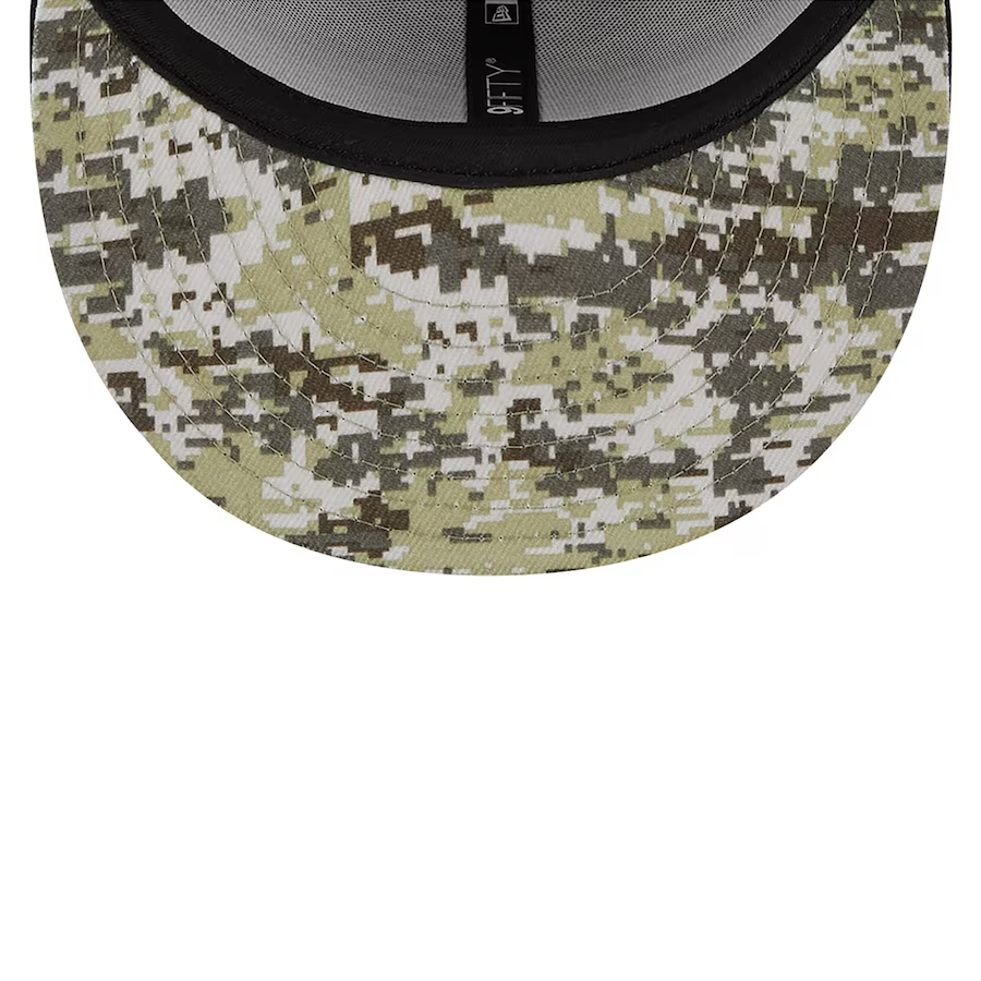New Era Las Vegas Raiders Salute to Service 2032 9FIFTY Snapback Hat-