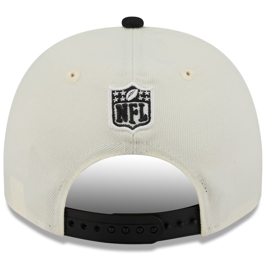 New Era Las Vegas Raiders 2025 NFL Draft A-Frame 9FIFTY Snapback Hat-Beige
