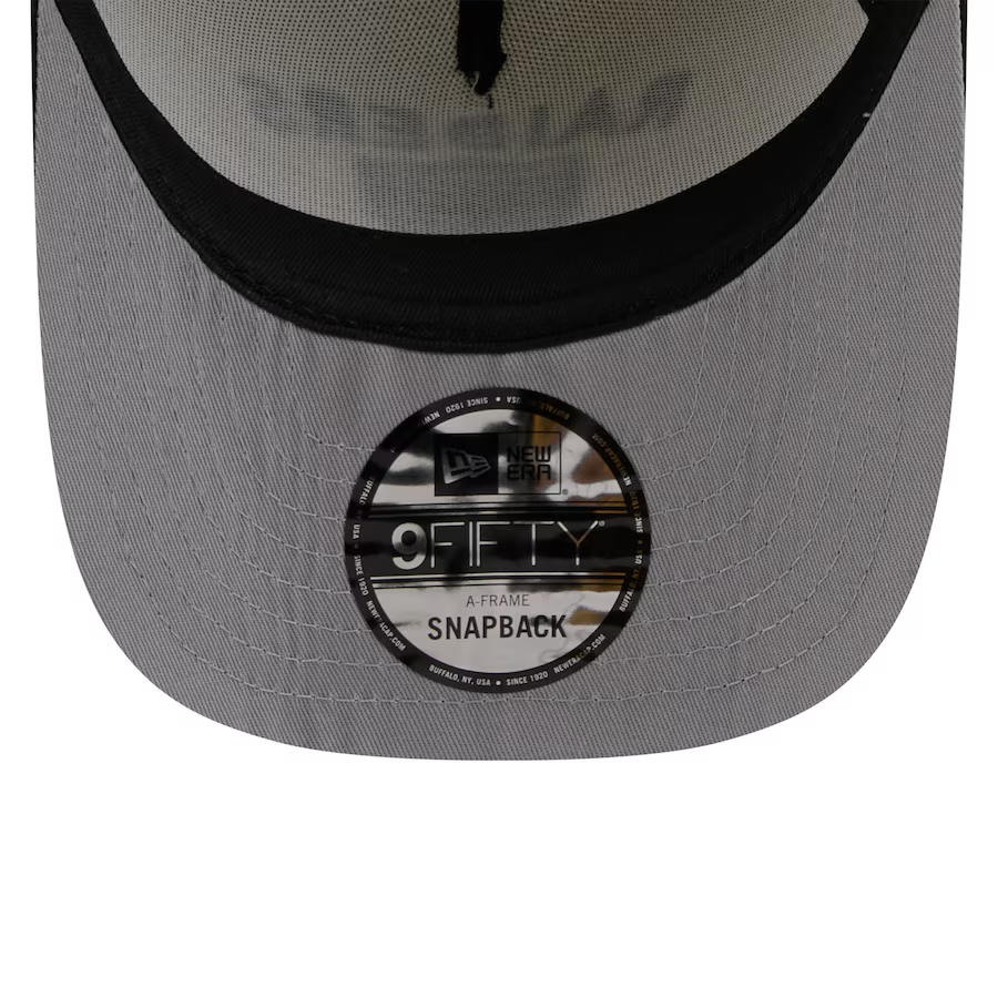 New Era Las Vegas Raiders 2025 NFL Draft A-Frame 9FIFTY Snapback Hat-Beige