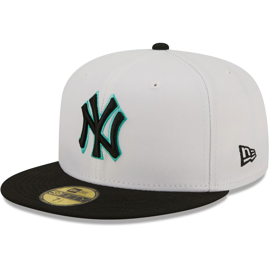 New Era New York Yankees 2-Tone Color Pack 59FIFTY Fitted Hat-White/Black