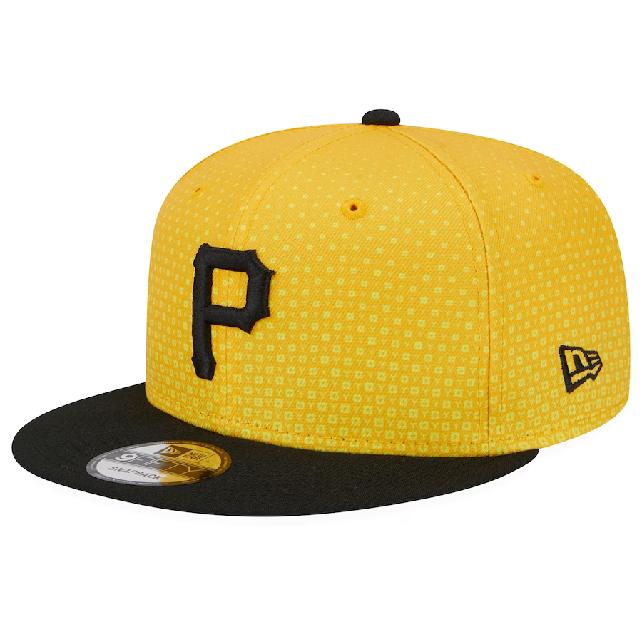 New Era Pittsburgh Pirates 2023 City Connect 9FIFTY Snapback Adjustable Hat-Gold/Black