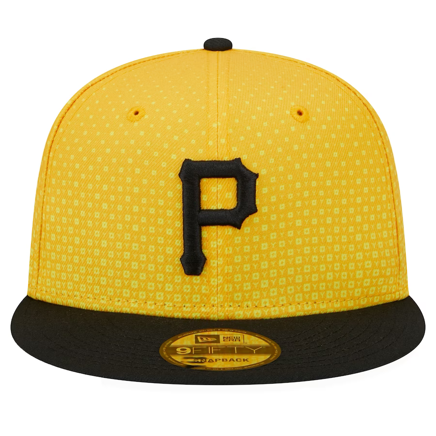New Era Pittsburgh Pirates 2023 City Connect 9FIFTY Snapback Adjustable Hat-Gold/Black