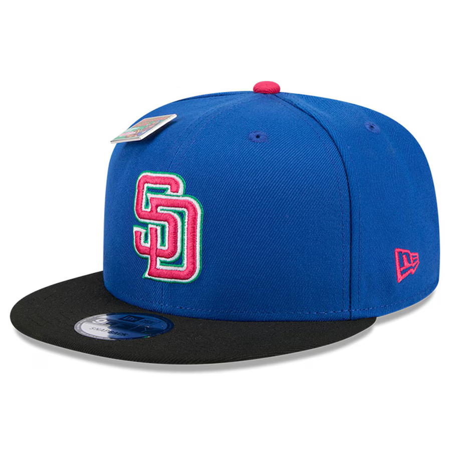 New Era San Diego Padres Watermelon Big League Chew Flavor Pack 9FIFTY Snapback Hat