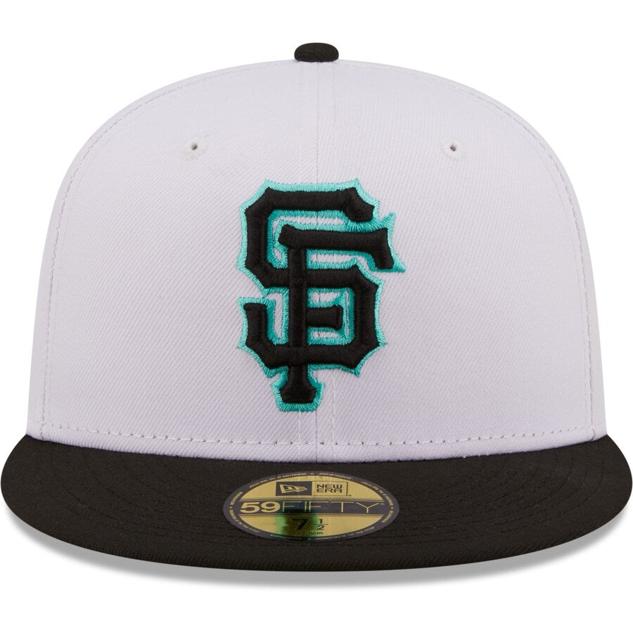 New Era San Francisco Giants 2-Tone Color Pack 59FIFTY Fitted Hat-White/Black
