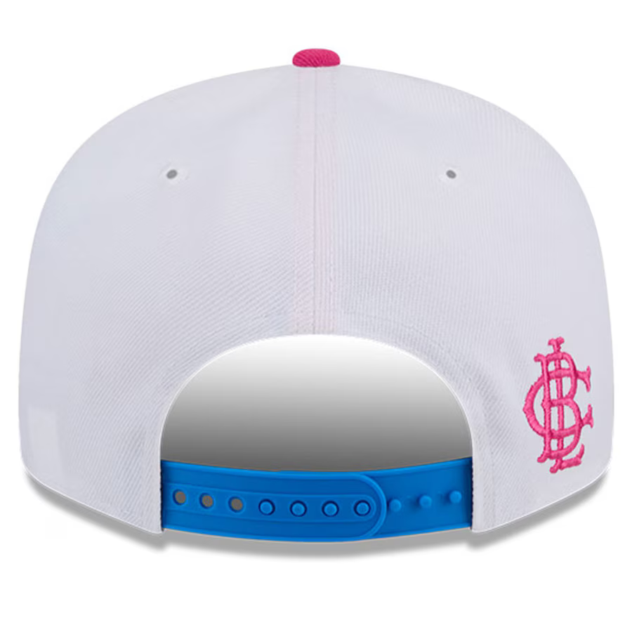 New Era Los Angeles Dodgers Cotton Candy Big League Chew Flavor Pack 9FIFTY Snapback Hat-White/Blue