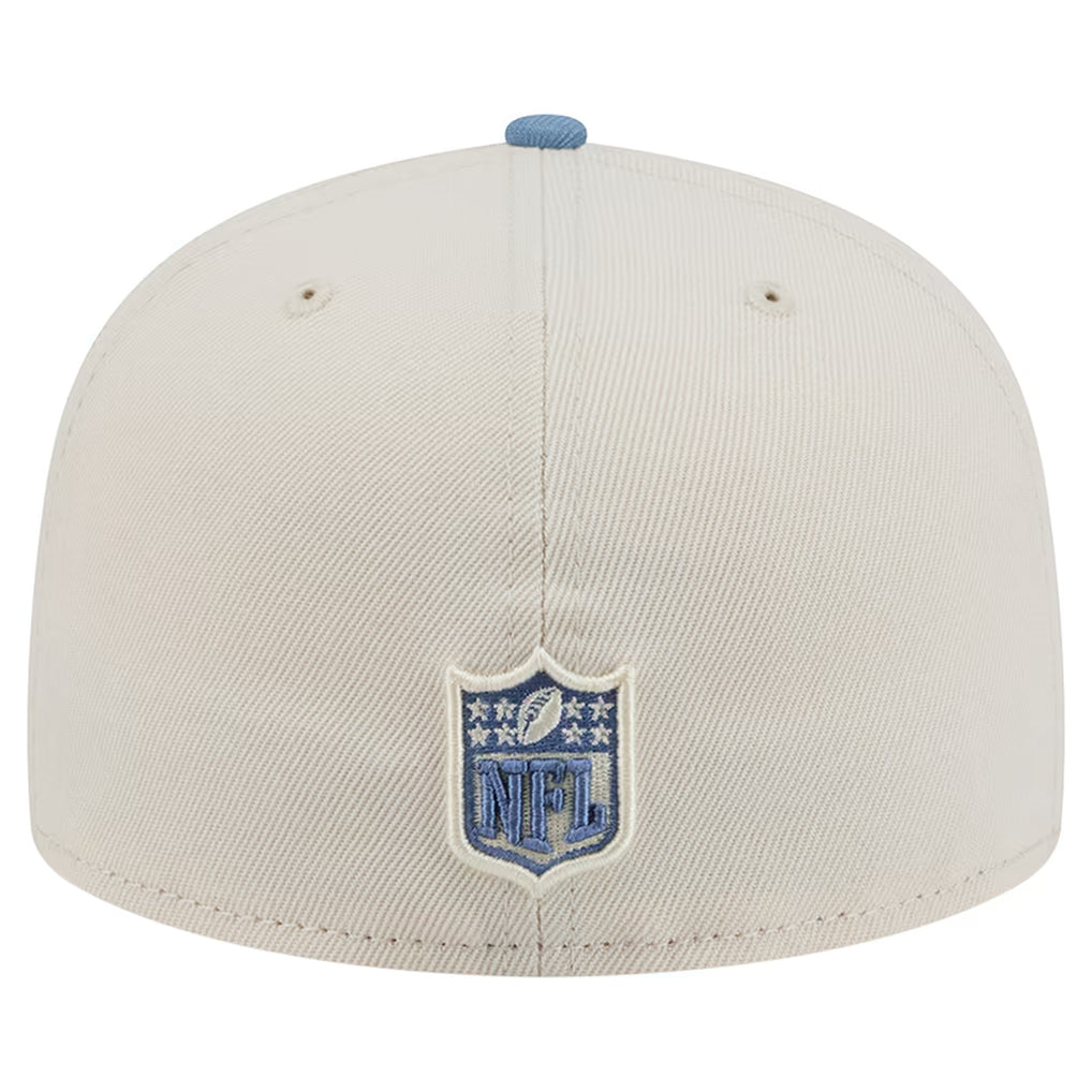 New Era San Francisco 49ers 2-Tone Color Pack 59FIFTY Fitted Hat - Cream/Baby Blue