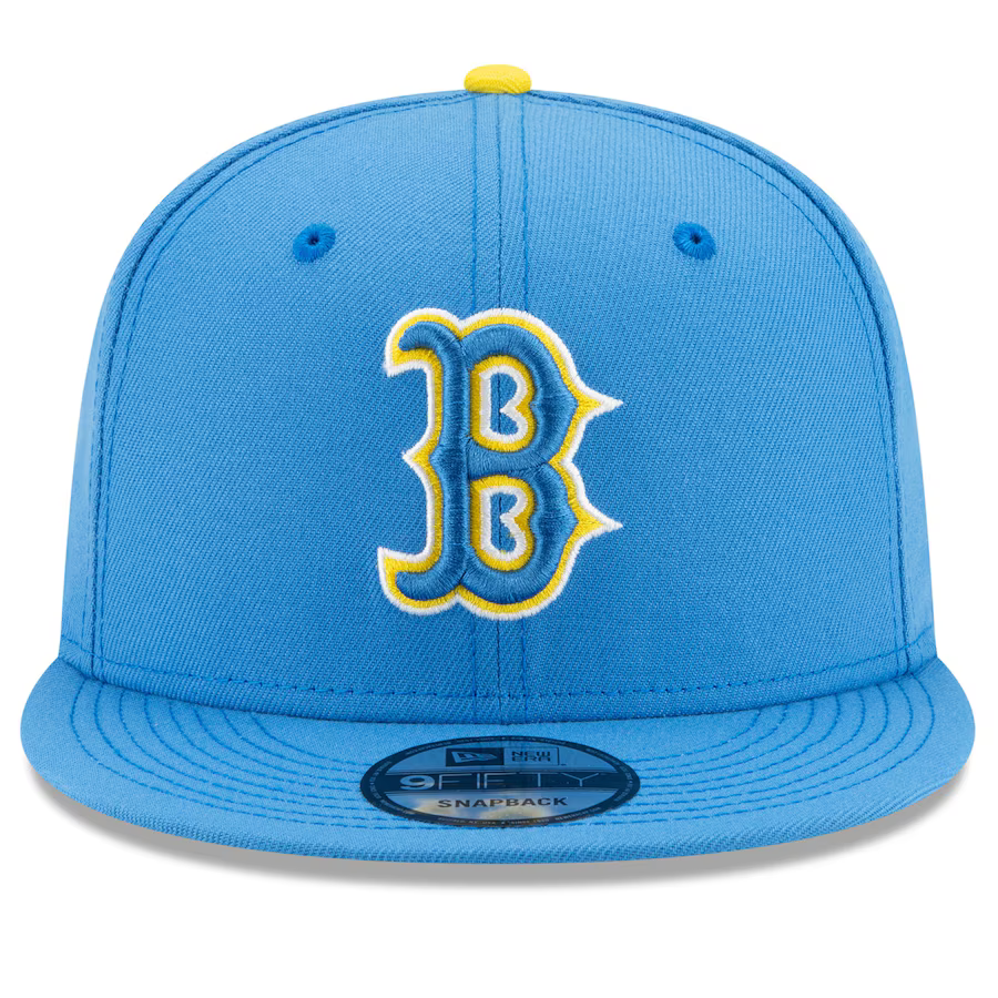 New Era Boston Red Sox City Connect 9FIFTY Snapback Adjustable Hat-Light Blue