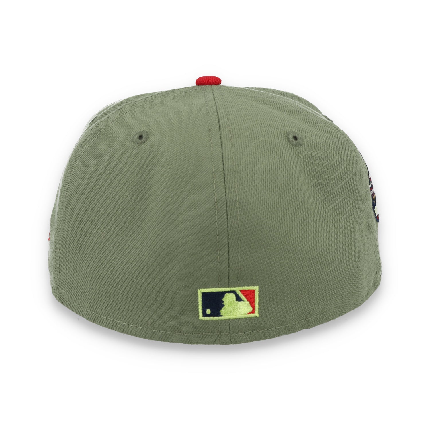 New Era Boston Red Sox 90th Anniversary Side Patch 59FIFTY Fitted Hat- Olive Green