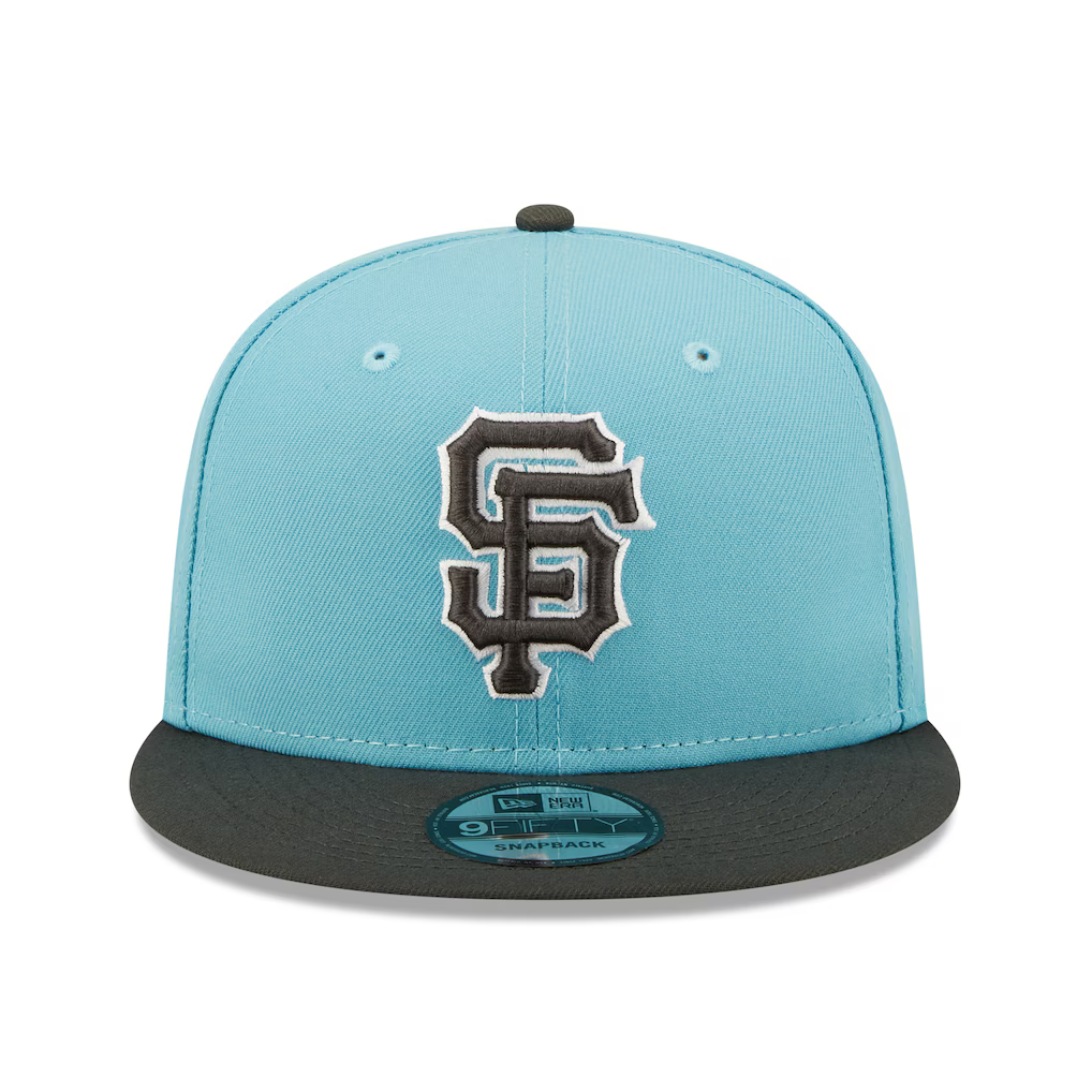 New Era San Francisco Giants 2-Tone Color Pack 9FIFTY Snapback Hat-Light Blue/Charcoal