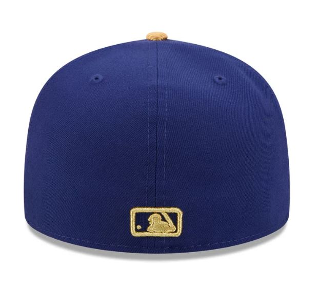 New Era Kids Los Angeles Dodgers Gold 2025 World Series Champions Sidepatch Kids 59FIFTY Fitted
